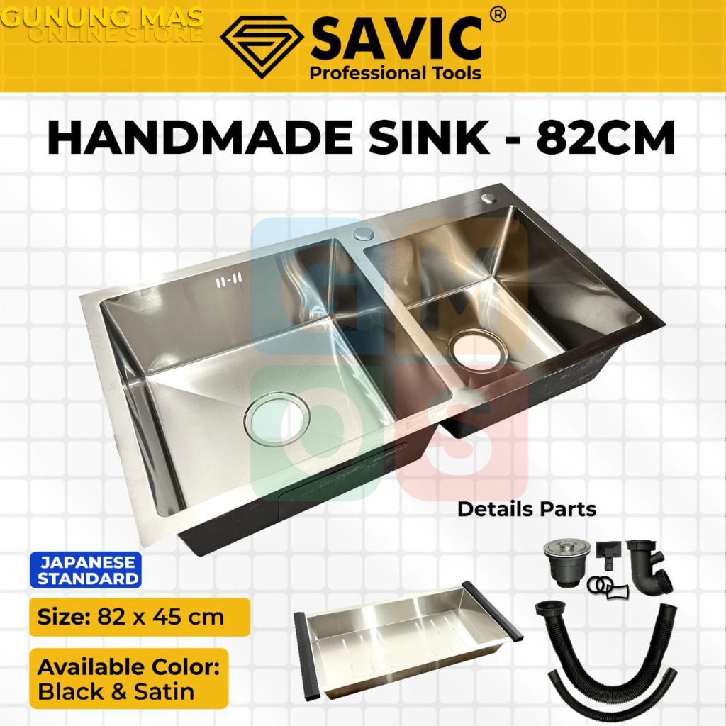 SAVIC Kitchen Sink 60cm x 45 cm // Bak Cuci Piring 60x45 // BCP 6045