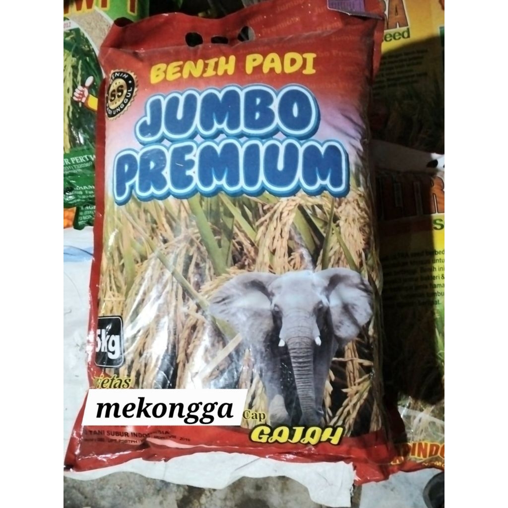 Benih Padi MEKONGGA Premium Tahan Wereng Tungro Beras Pulen Kemasan 5 Kg