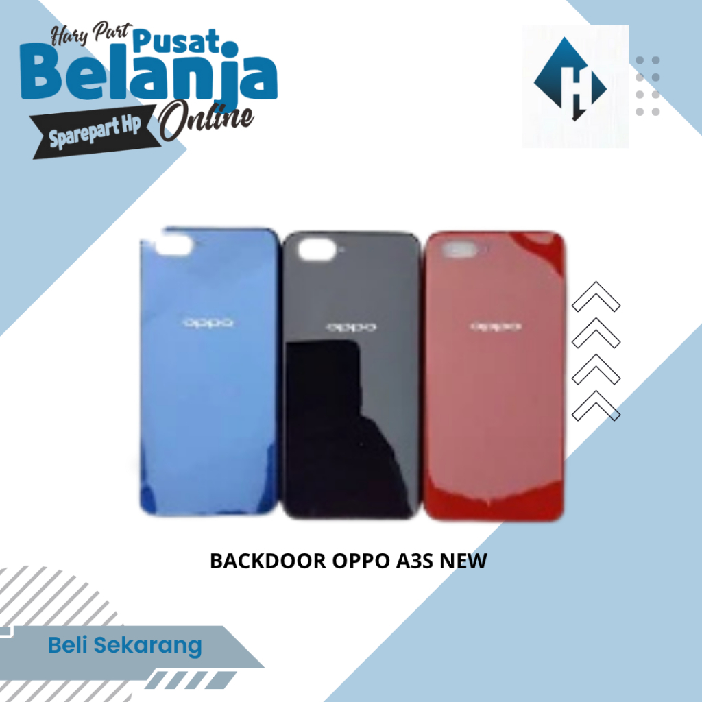 BACKDOOR OPPO A3S / BACKCOVER OPP A3S / CASING BELAKANG OPPO A3S