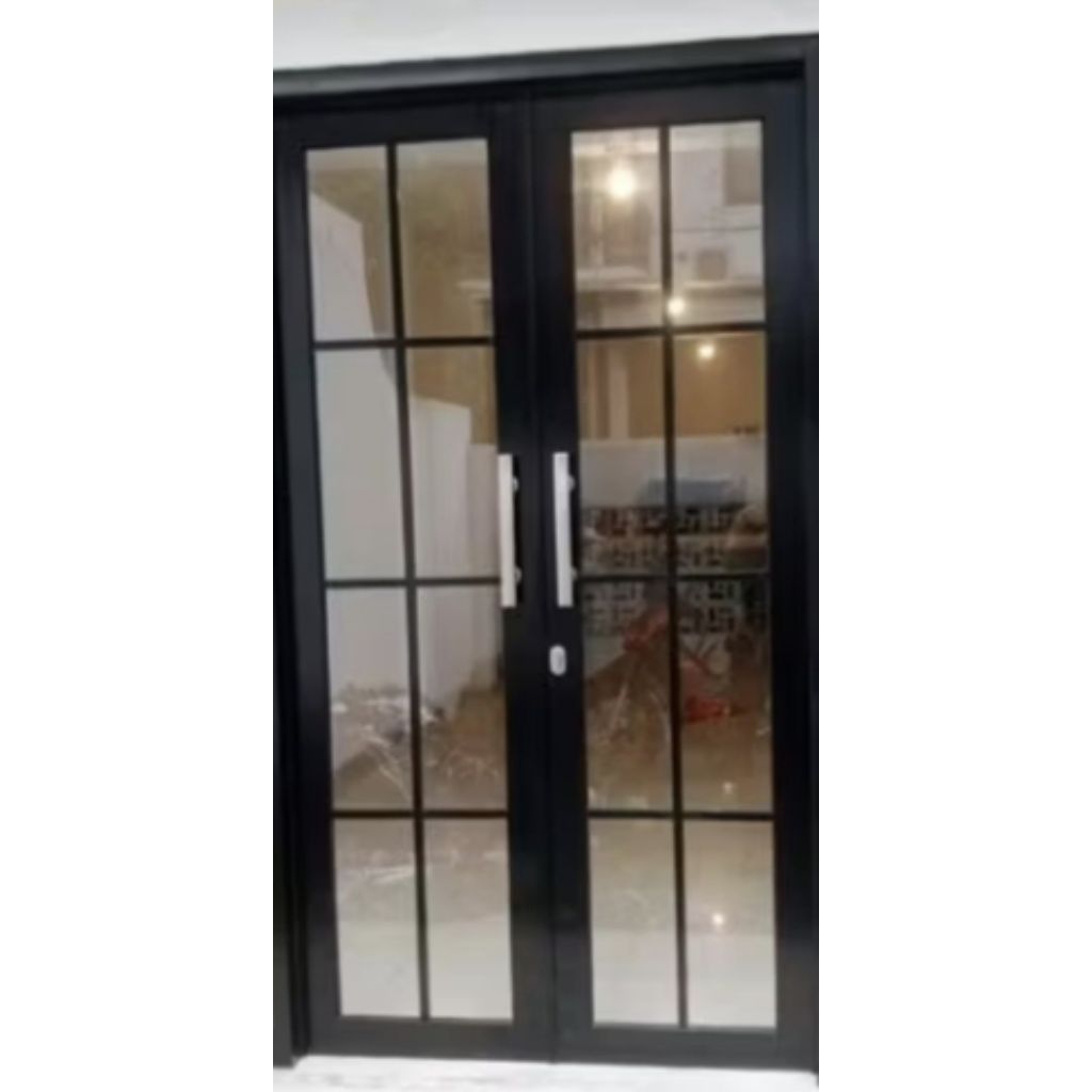 pintu dobel model swing kusen 4" tinggi 240clebar 140cm