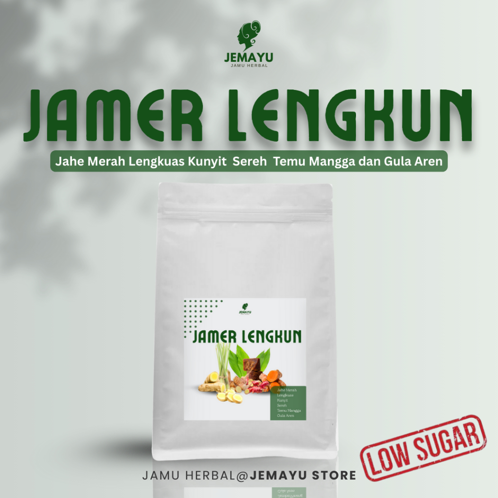 

Jahe Merah Lengkuas Kunyit Sereh Bubuk Murni Gula Aren 250 Gram