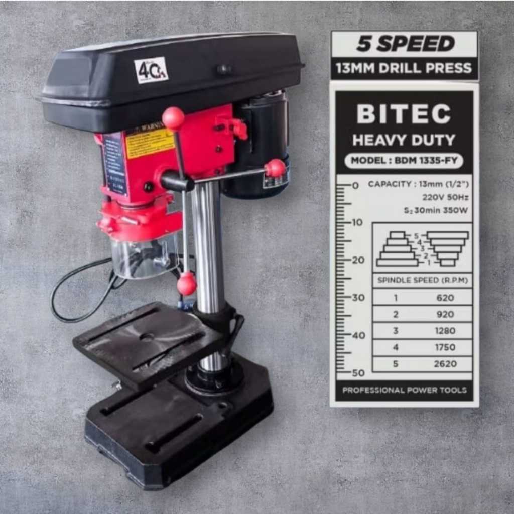 mesin bor duduk bitec 13mm / bench drill 13mm