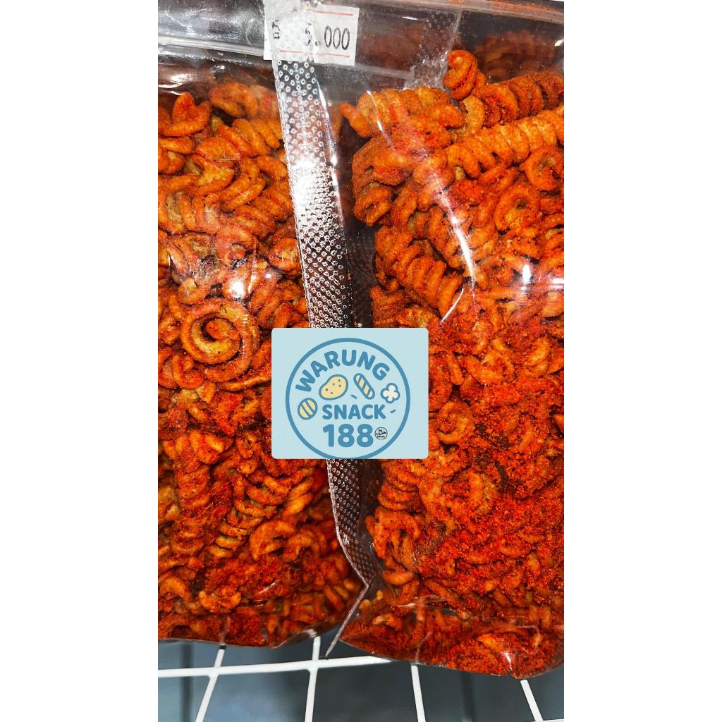 

Makaroni Spiral Pedas Nasi Goreng – Camilan Renyah Gurih 85gr