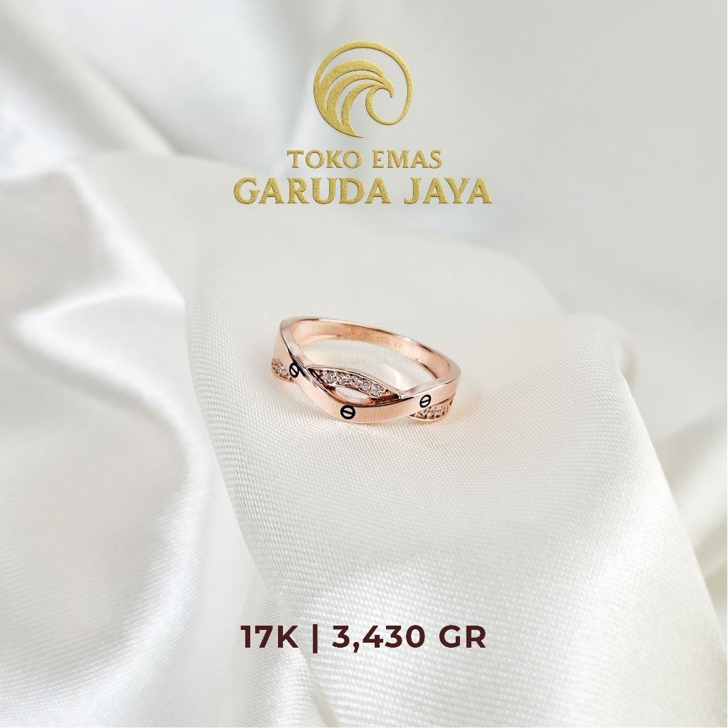CINCIN EVANDRA 17K | CINCIN EMAS 17K | CINCIN 3 GR