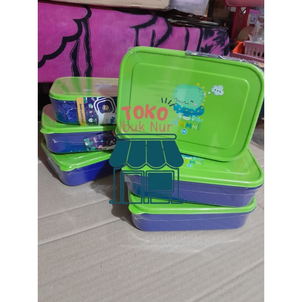 WIGGLE Tempat Makan Hello Dino Kotak Bekal Anak