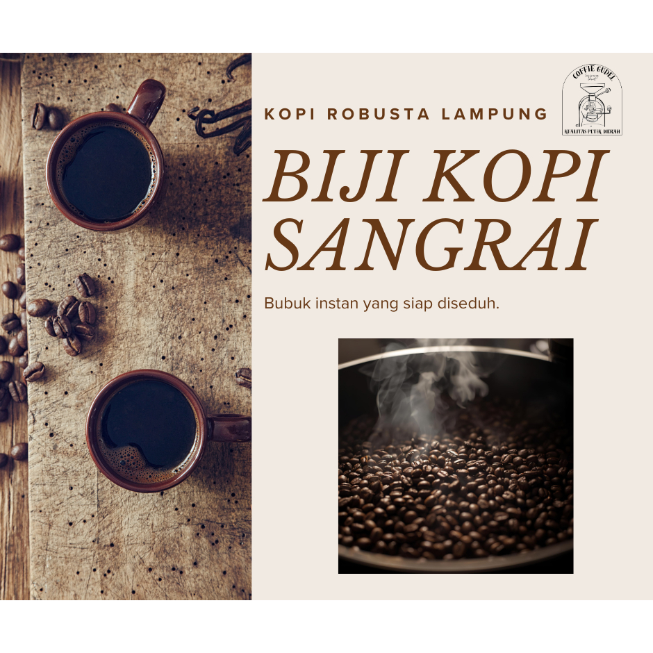 ROBUSTA PETIK MERAH LAMPUNG (BIJI KOPI SANGRAI)