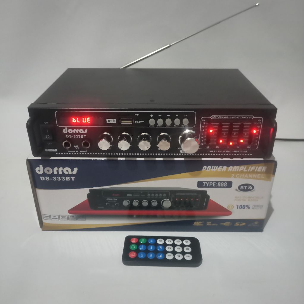Power Amplifier Bluetooth Dorras DS-333BT 2000 Watt