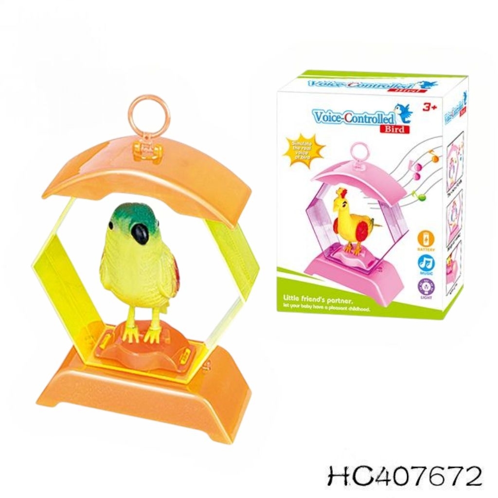 Mainan Burung bunyi dan lampu