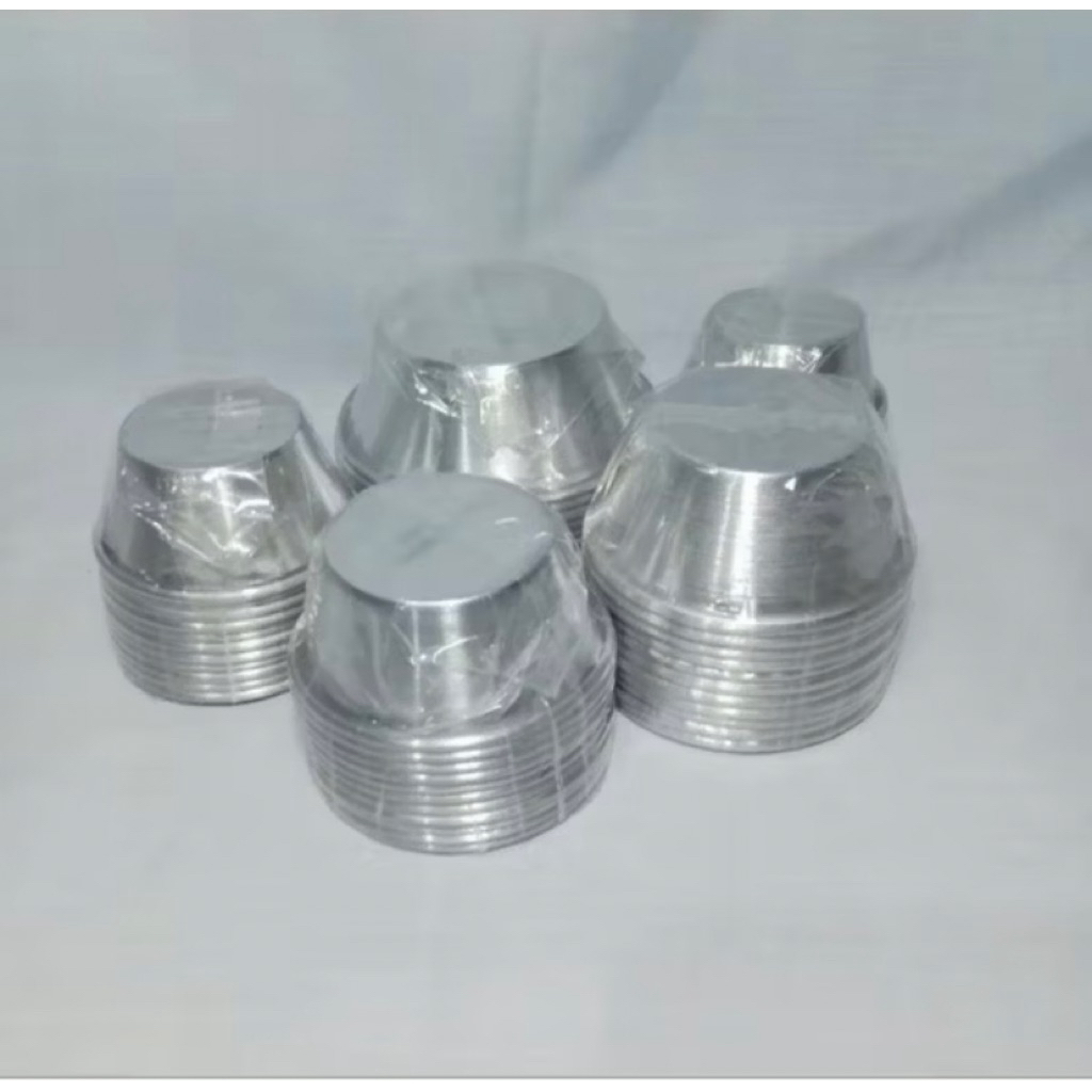 cetakan bolu kukus mekar / cetakan muffin pendek / cetakan bolu kukus pendek polos