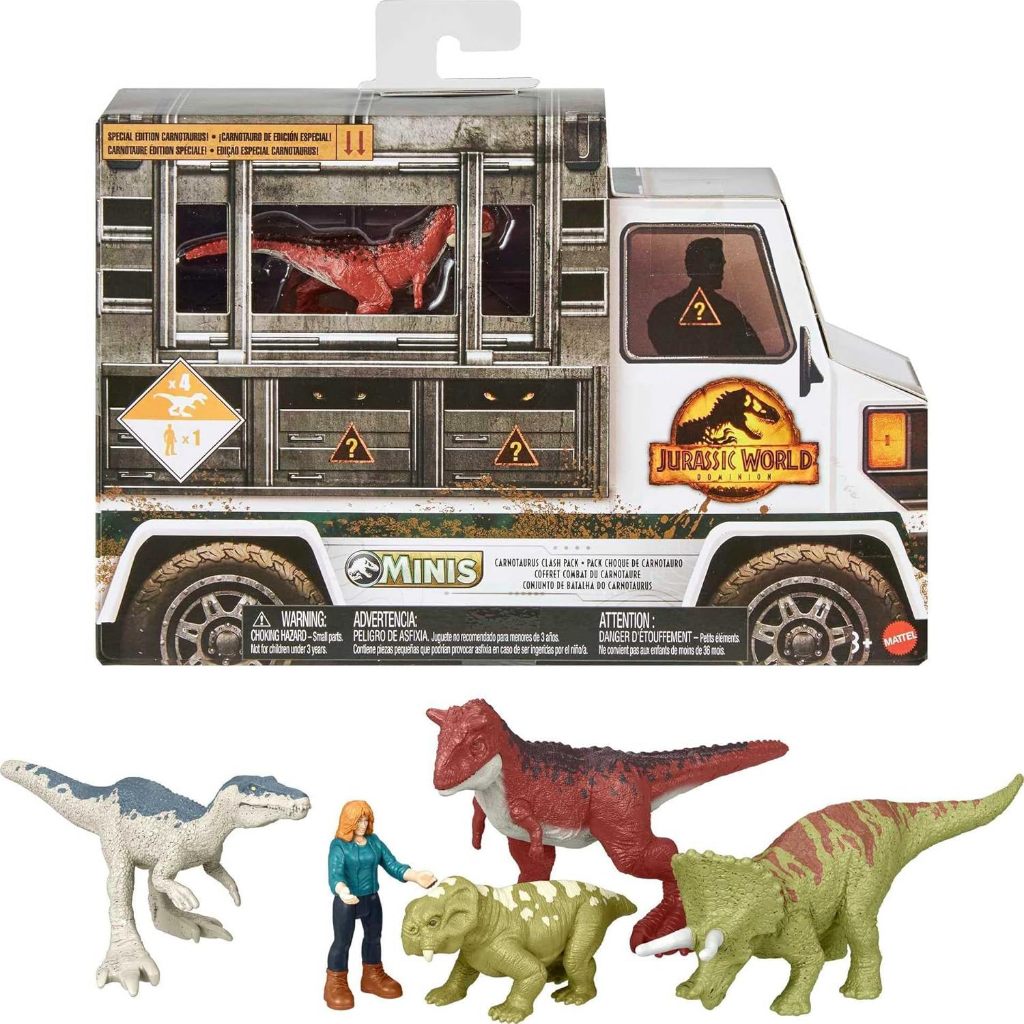Mattel Jurassic World Carnotaurus 5-Pack Toys