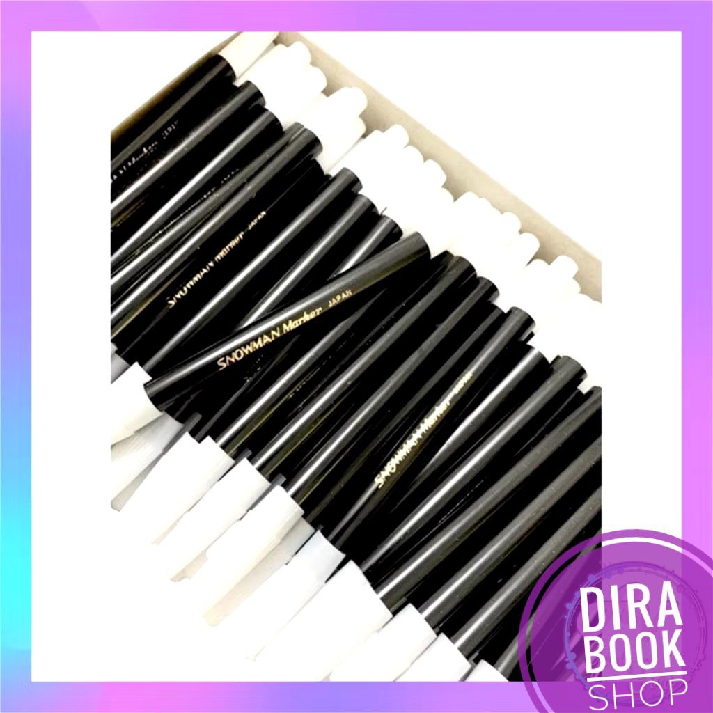 Spidol Snowman Kecil Hitam