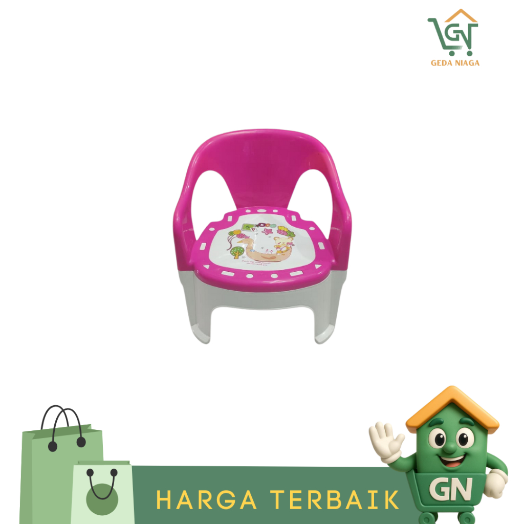 Bangku Sandar Anak Plastik / Kursi Anak