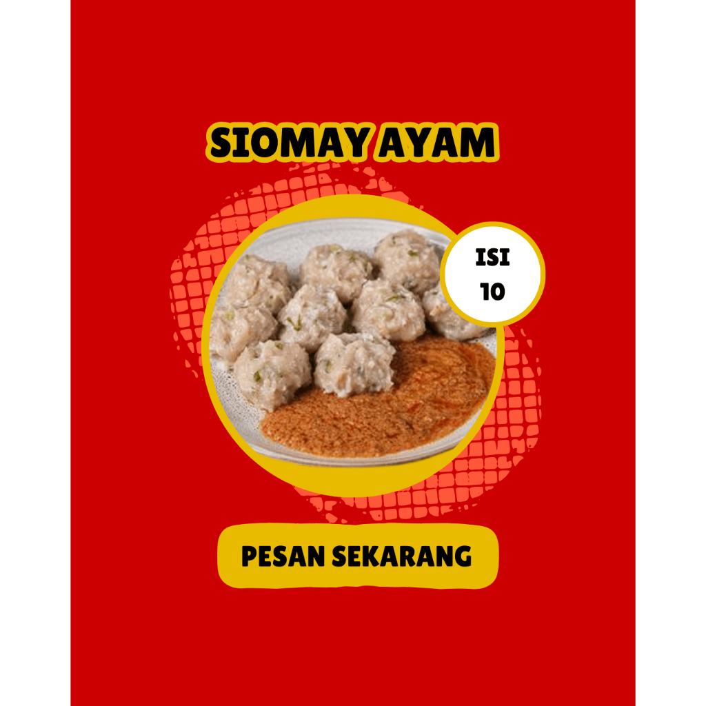 

10 Pcs Siomay Ayam siap rebus/goreng Lezat Siap Santap