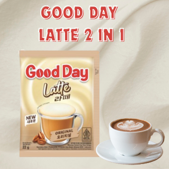 

GOOD DAY LATTE 2 IN 1 Rasa Original - minuman. bubuk instan 1 renceng isi 10 sachet