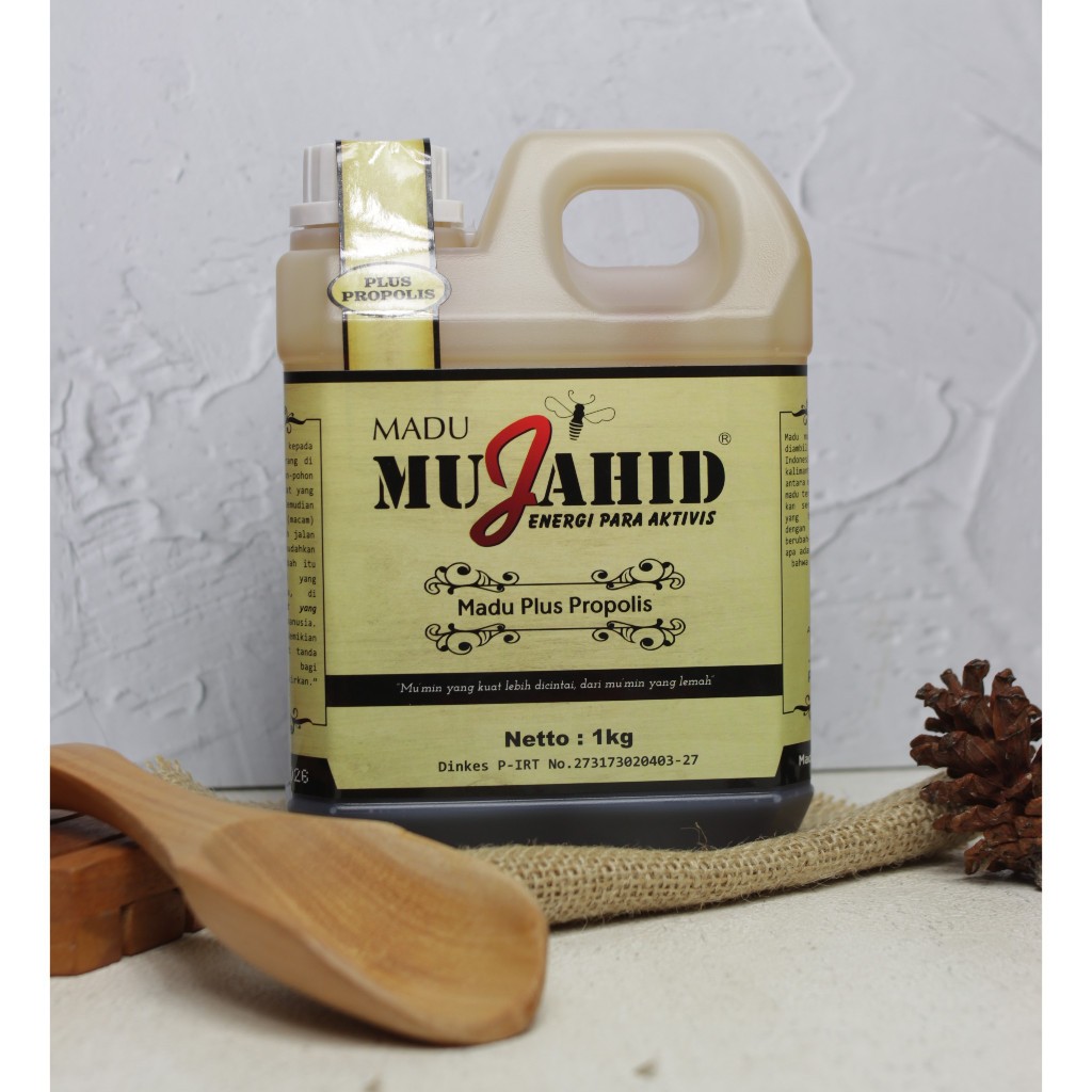 

Madu Mujahid 1kg dan 500g Asli Propolis Alami