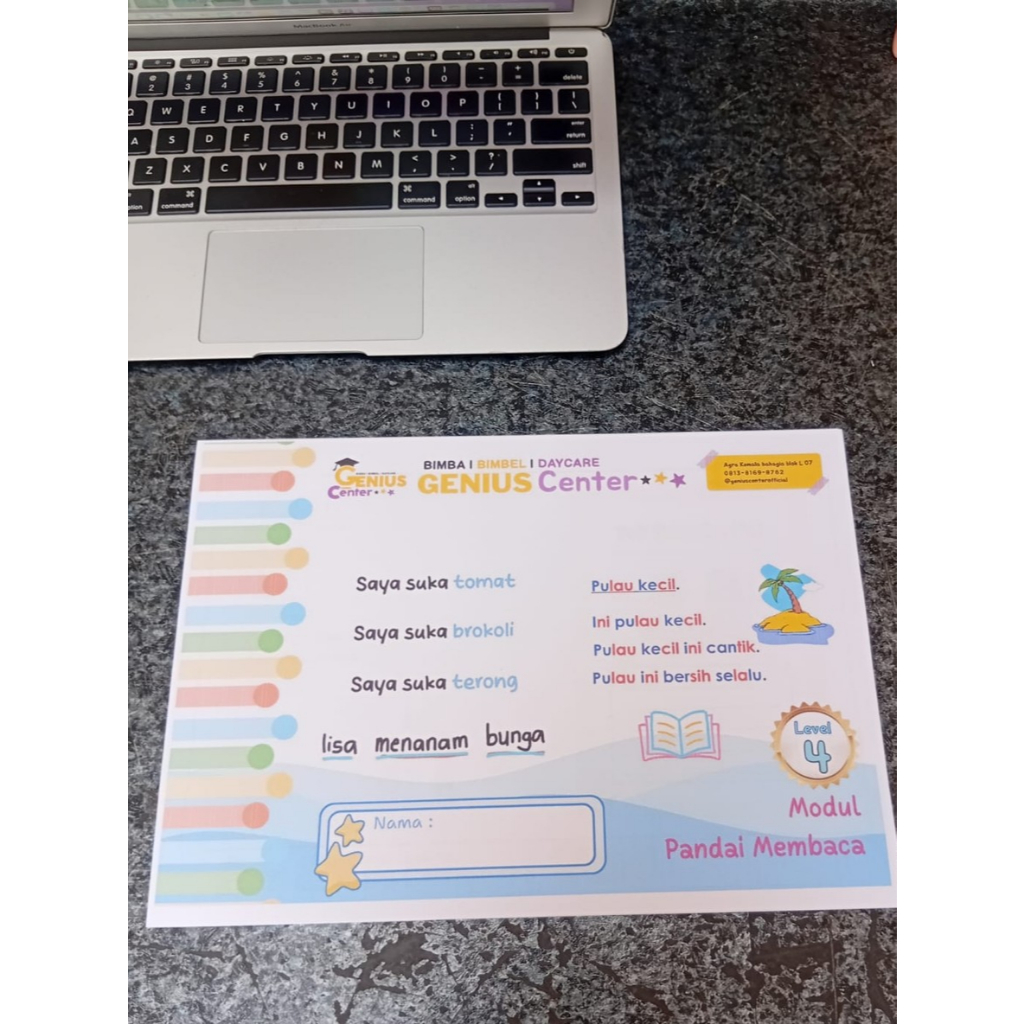 

Genius Center Modul Pandai Membaca level 4 Fullcolor Size A4 75 GSM