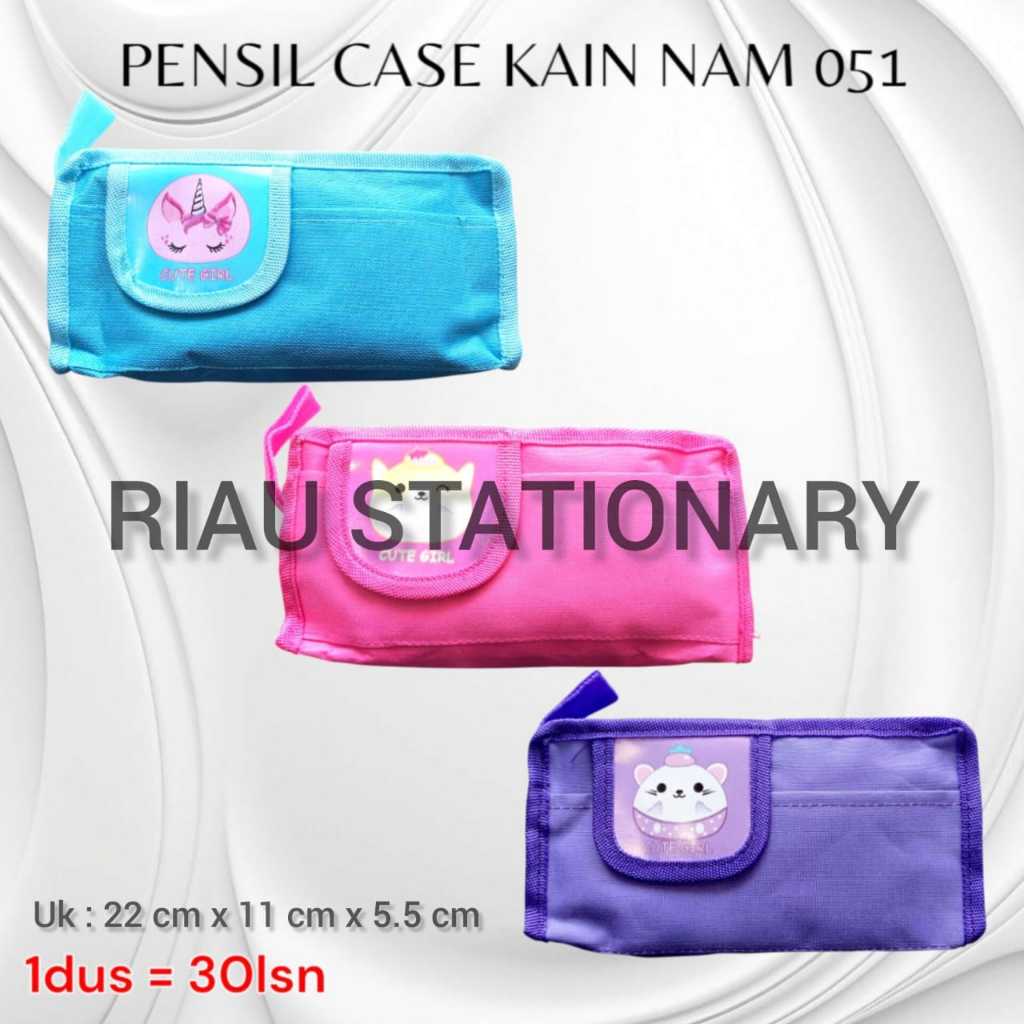 

TEMPAT PENSIL KAIN NAM 051/ TEMPAT PENSIL KAIN