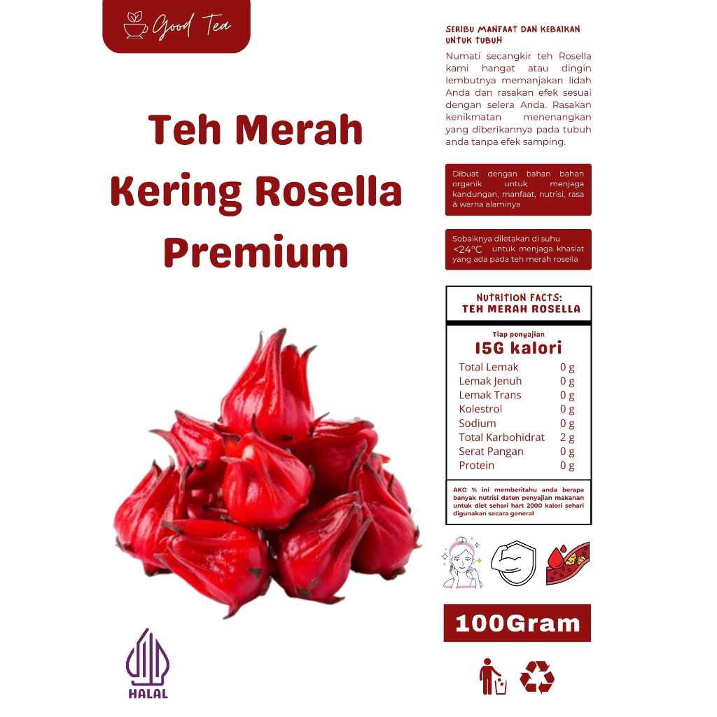 

Teh Merah Kering Rosella untuk kesehatan anda