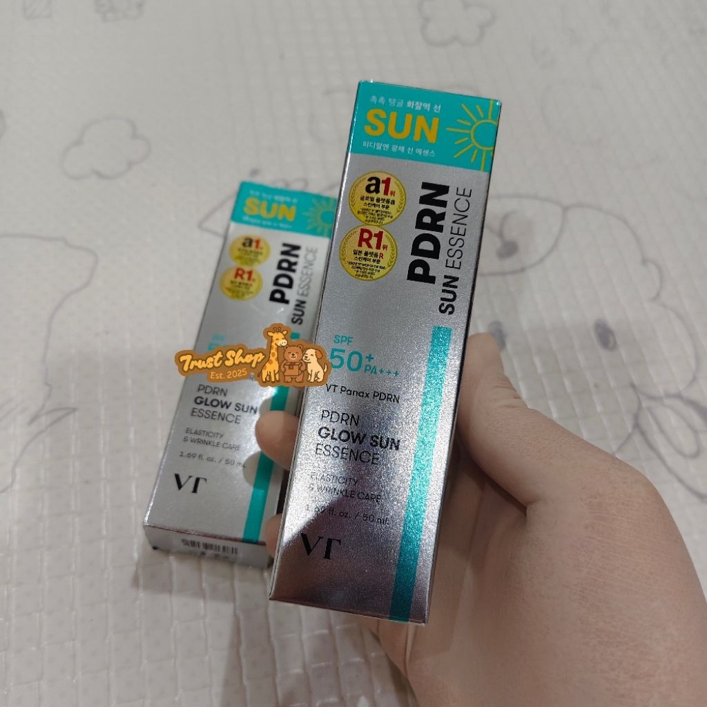 VT COSMETICS PDRN SUN ESSENCE 50ml LIMITED EDITION | VT Sunscreen PDRN | VT Sun Cream PDRN Face
