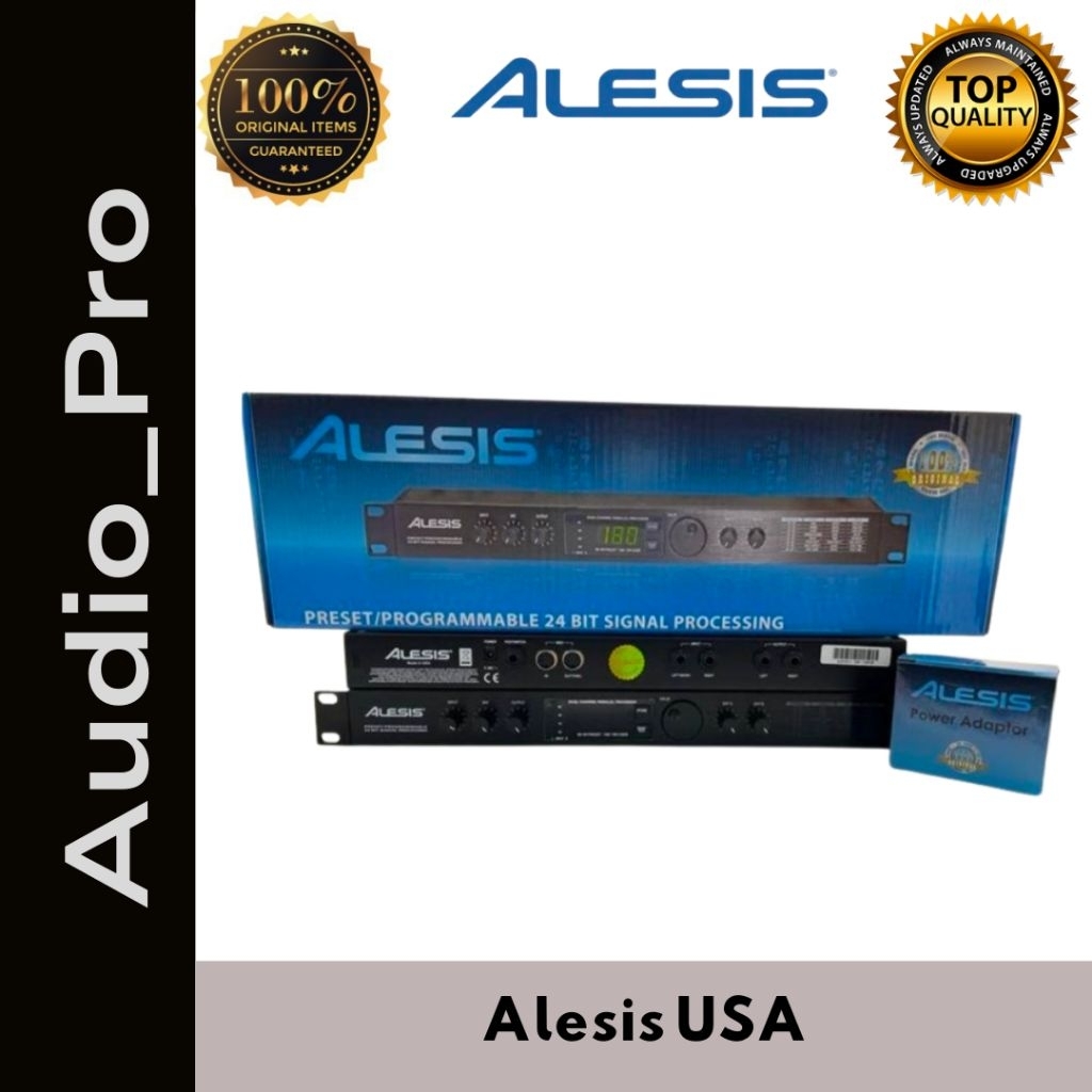 EFFECT VOCAL ALESIS USA MICROVERB4 MADE IN USA ORIGINAL / EFEK VOKAL ALESIS USA ORI