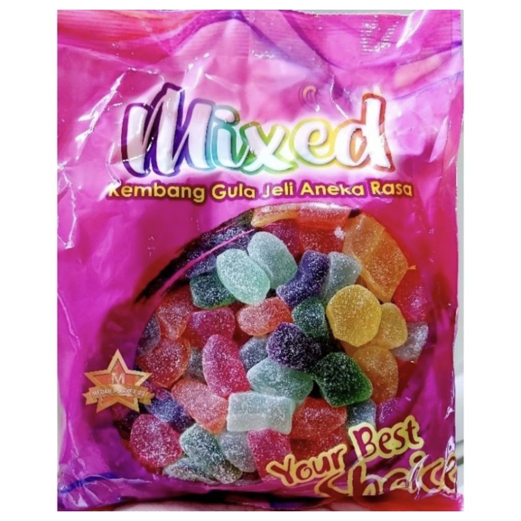 

[1KG] PERMEN JELLY WAISUN STARWAY MIXED PASTILLES KEMBANG GULA JELI