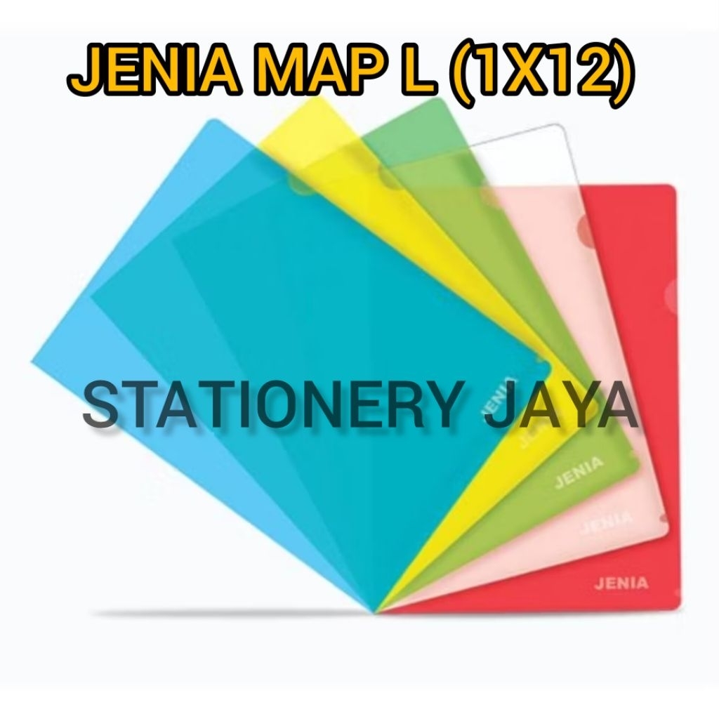 Map L/Map Plastik Bening/Transparan