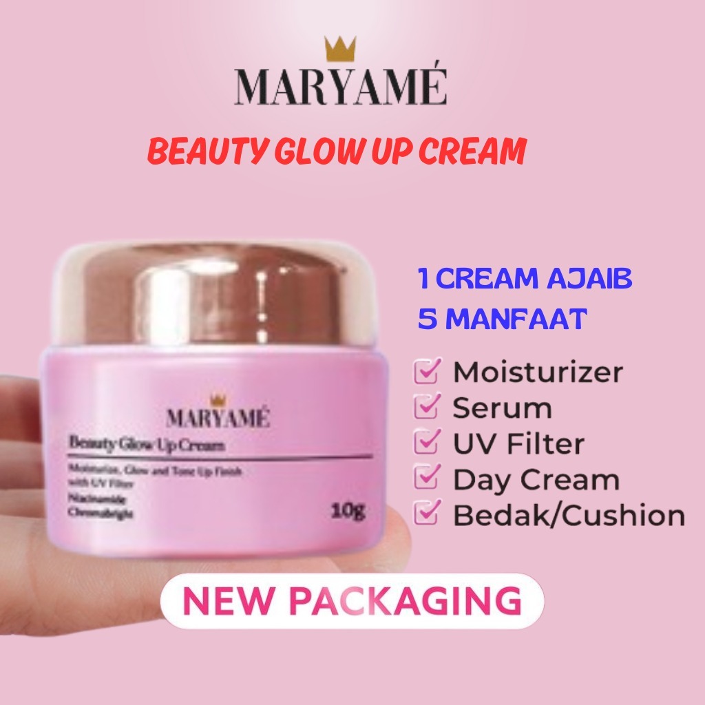 Maryame Beauty Glow Up Cream Maryame Beautee Skincare All In One Bpom