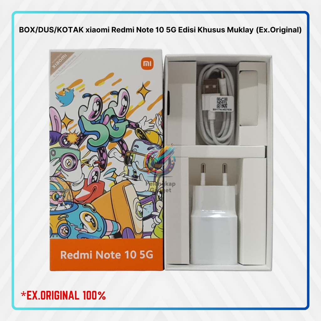 

BOX/DUS/KOTAK For xiaomi Redmi Note 10 5G Edisi Khusus Muklay (Ex.Original)