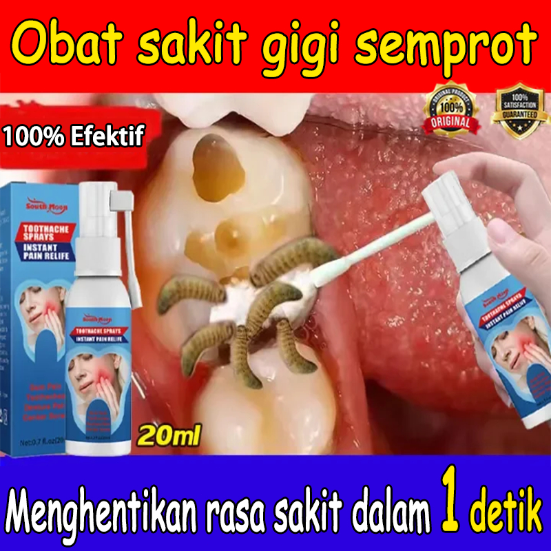 （100% Efektif）Obat Gigi Berlubang, Penghancur gigi berlubang, gigi sering nyut nyutan, Gusi Bengkak,