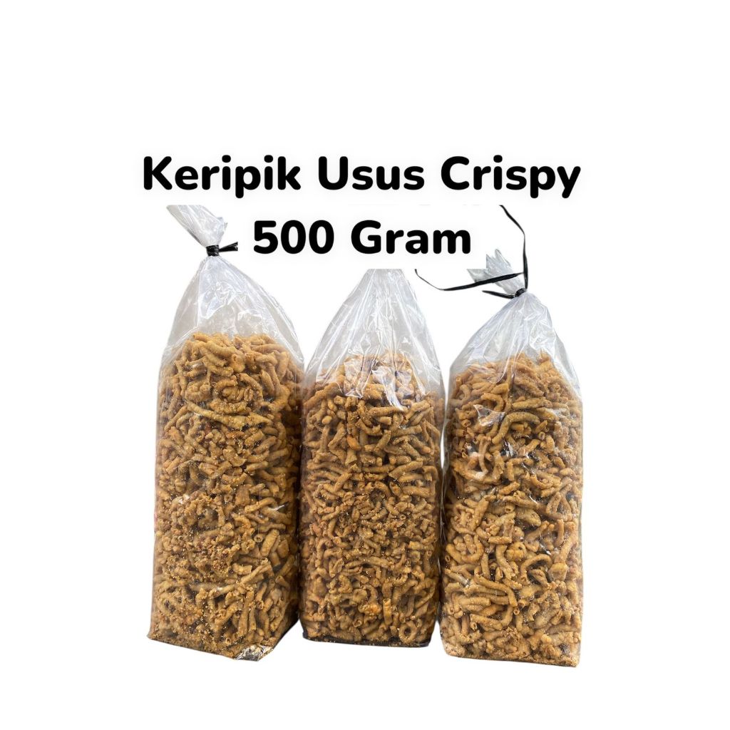 

500 GRAM Keripik Usus Ayam Crispy Ekonomis