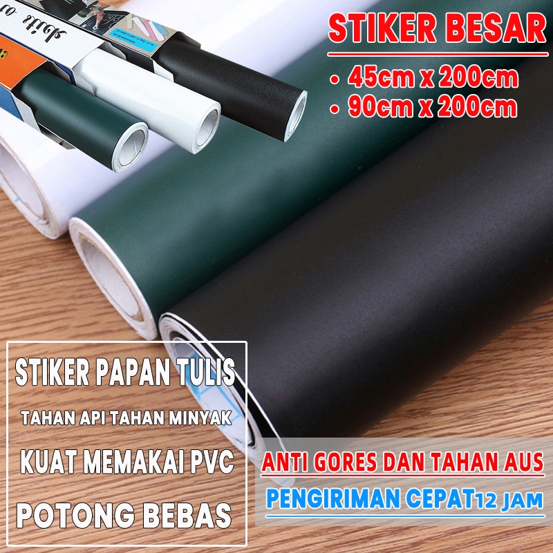 

【Lem super】papan tulis kertas stiker papan tulis kapur whiteboard sticker stiker papan tulis putih
