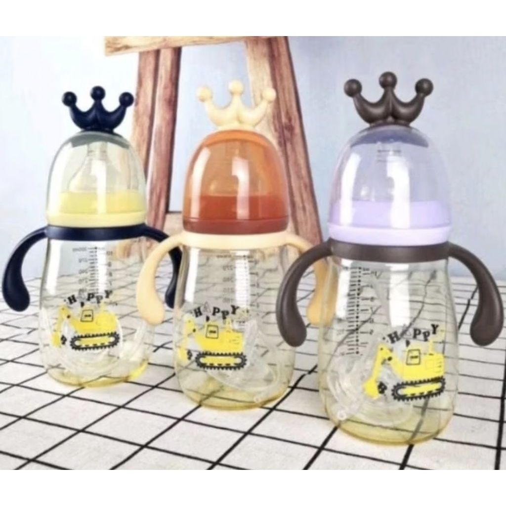 Botol Susu Anak 2IN1 Dot Dan Sedotan | 300ml
