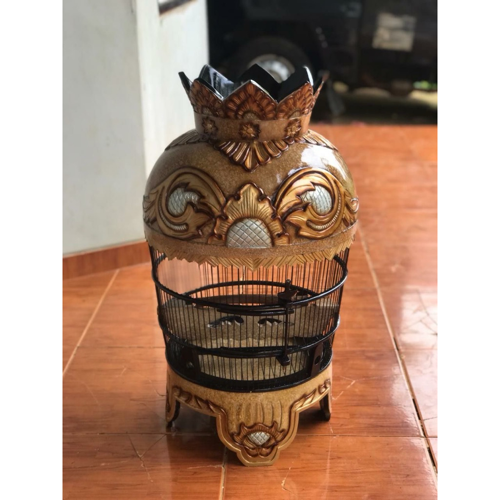 Sangkar ukir jati / sangkar perkutut /sangkar ukir kutut