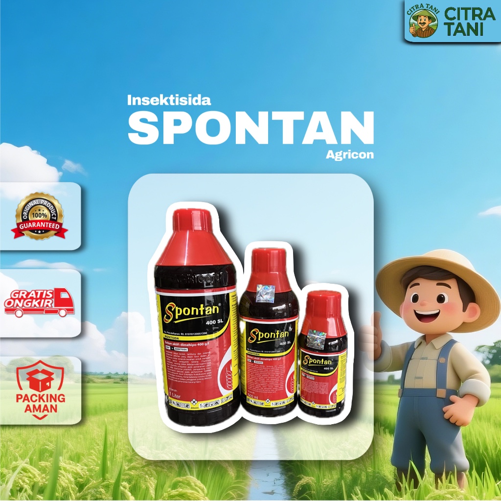 SPONTAN Insektisida – Tuntas Basmi Sundep, Ulat, & Penggerek Batang