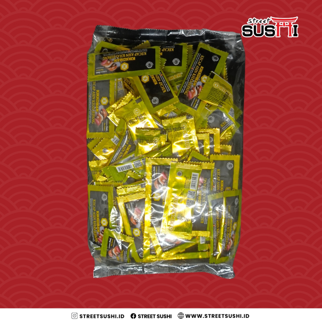 

Shoyu Kikkoman Sachet 5 ml | Kecap Asin Jepang Halal | Pack Isi 100 Pcs