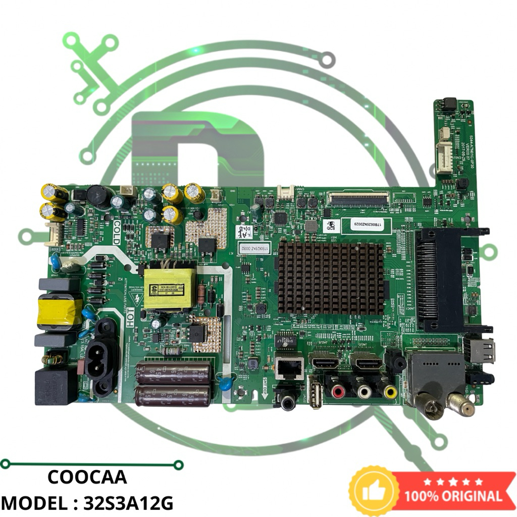 MB MOBO MAINBOARD MESIN TV LED COOCAA 32 INCH 32S3A12G