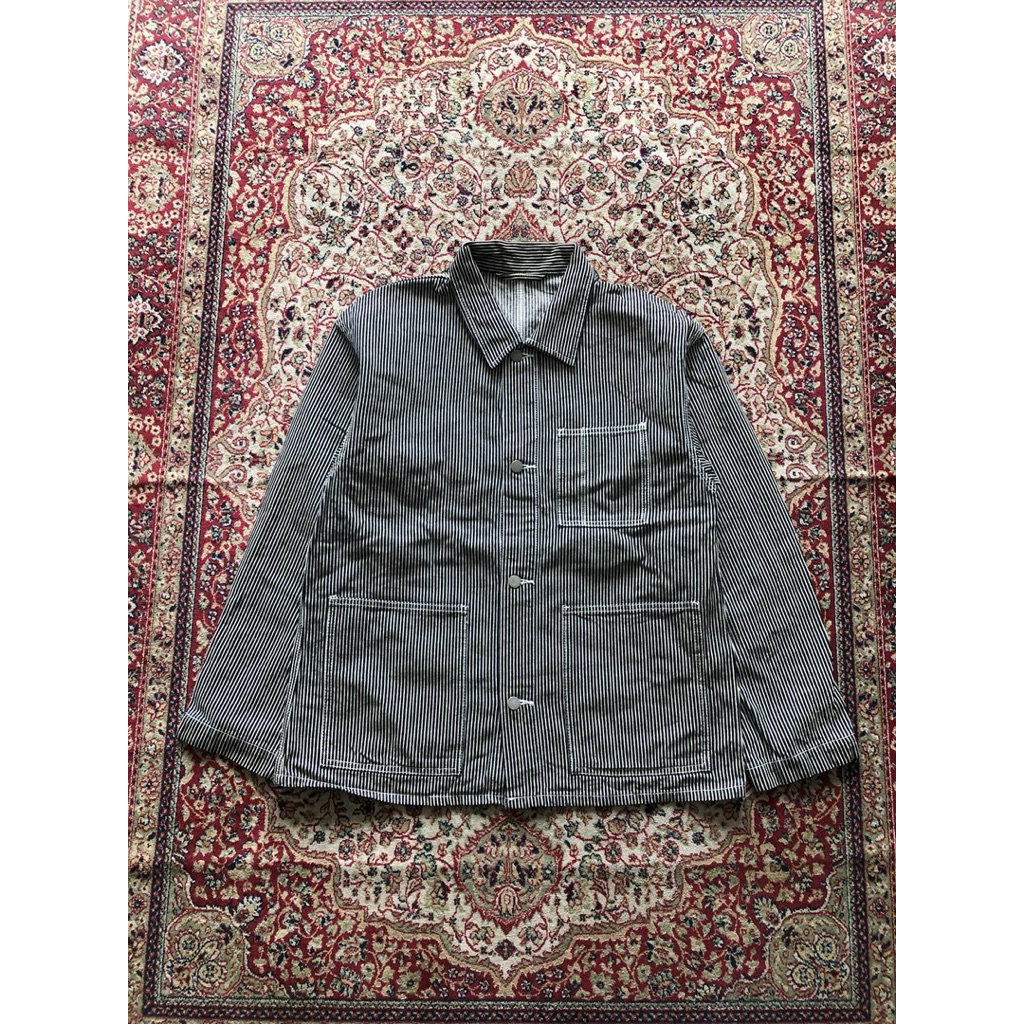 Gu hickory chore jacket Gu japan casual hickory jacket G16