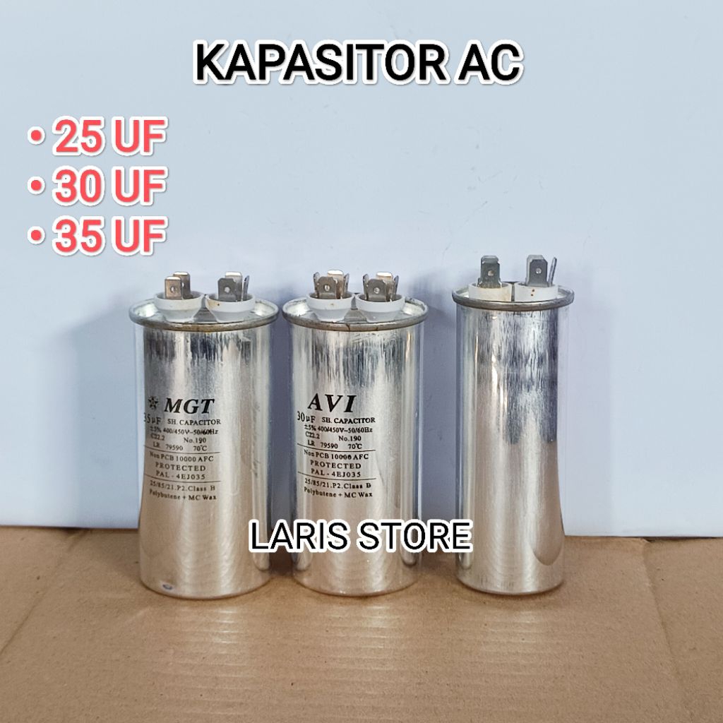 KAPASITOR AC / CAPASITOR AC 25UF 30UF 35UF 400/450V