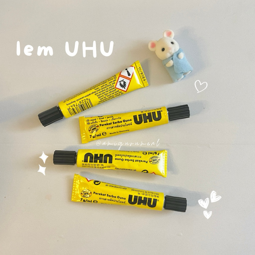 

Lem UHU 7ml | Lem Serbaguna | All Purpose Glue