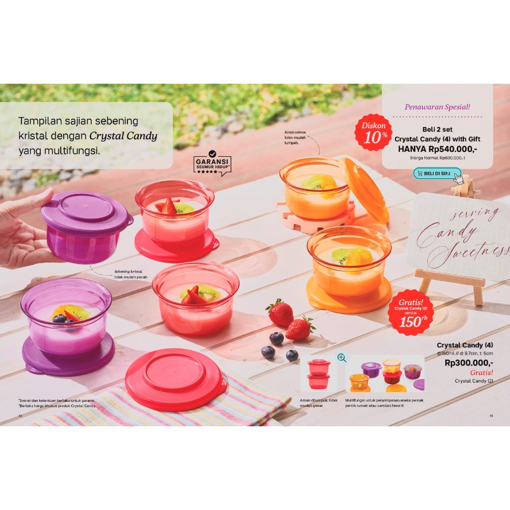 TUPPERWARE Crystal Candy