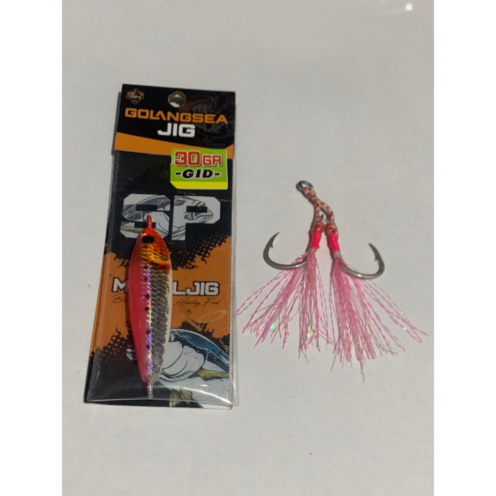 metal jig 30gram GID golangsea+assist hook