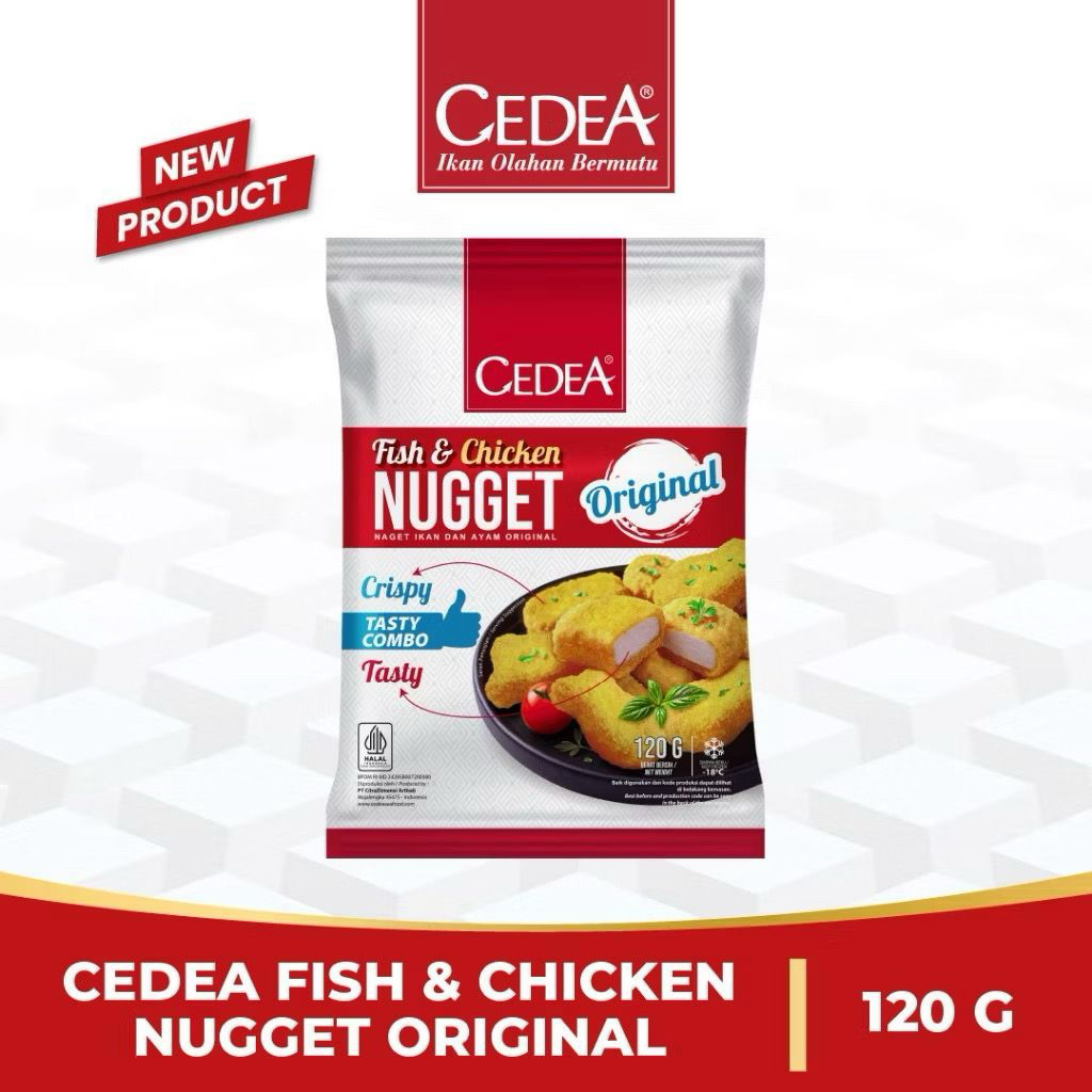 

Cedea Fish And Chicken Nugget Original 120g