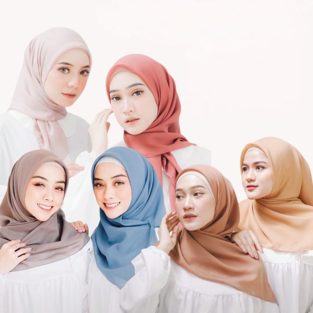 Hijab Instan Segi 4 Bella Zipper