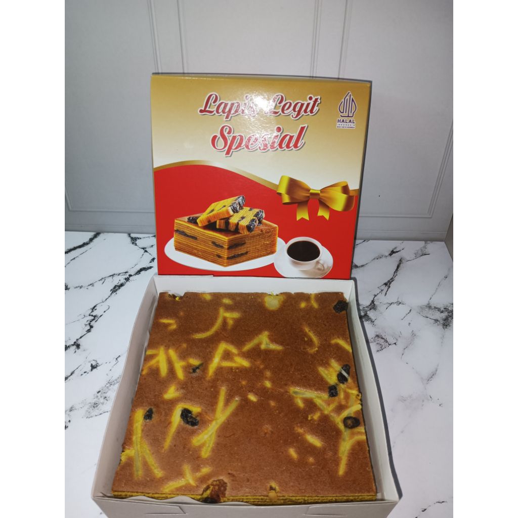 

Lapis Legit Spesial Butter Original 17x17 (750gr)