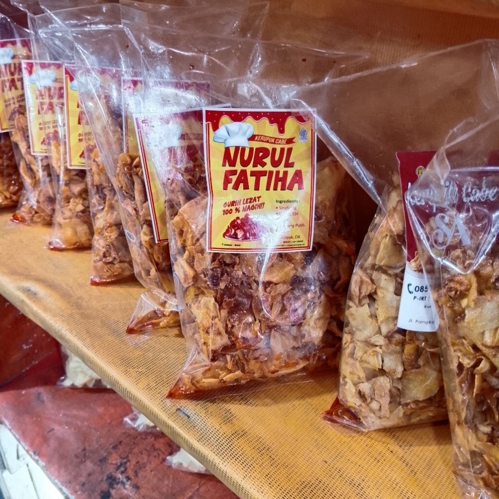 

keripik ubi pedas manis