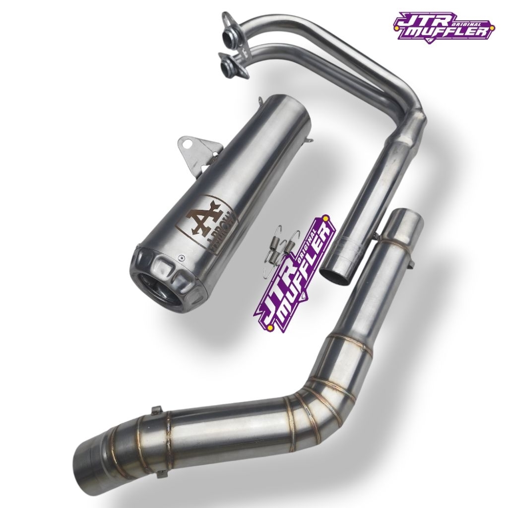 Knalpot racing Arrow pro race Ninja 250 karbu Ninja 250 fi old new