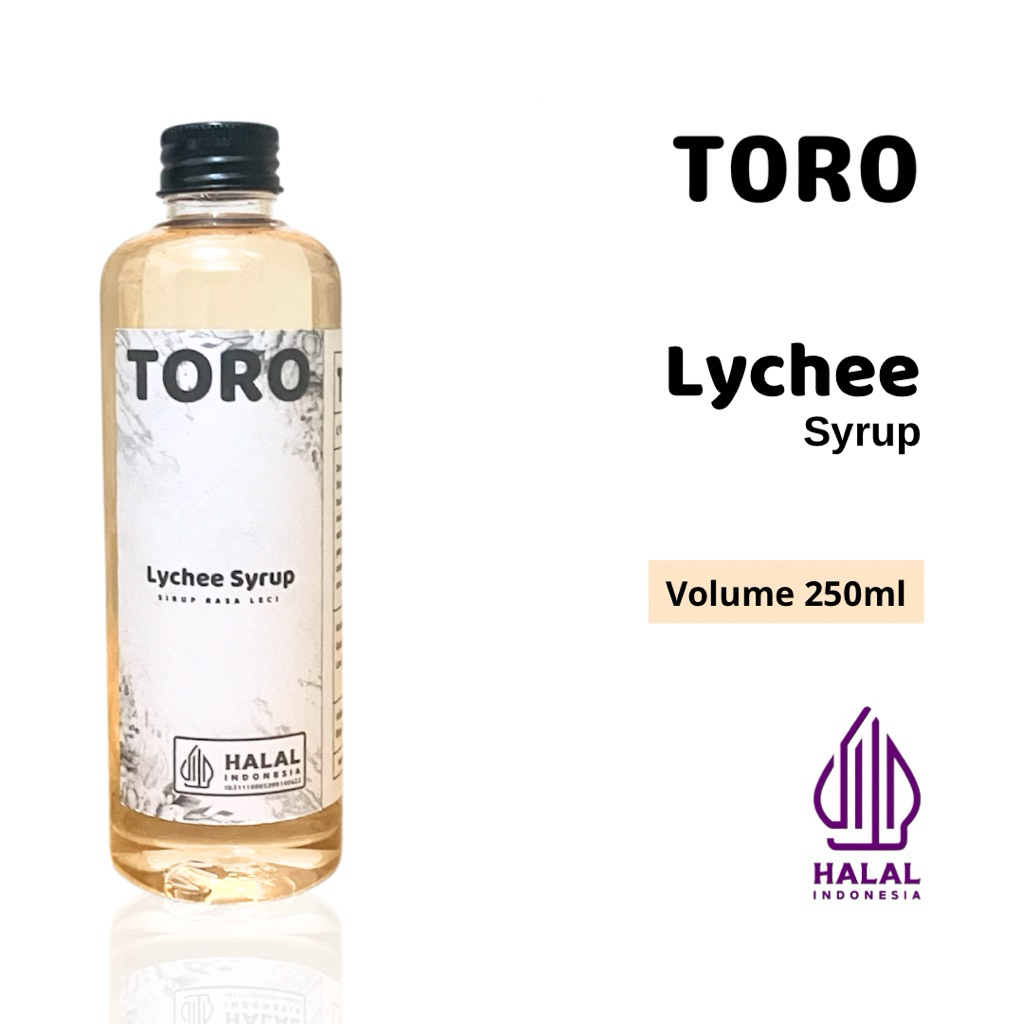 

Lychee Syrup 250ml | Sirup Rasa Leci 250ml