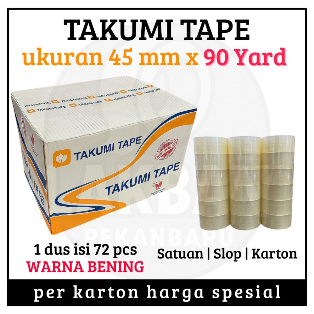 

(6 PCS) LAKBAN BENING 90 YARD LAKBAN BESAR LAKBAN MURAH TEBAL DAN KUAT HARGA 1 SLOP ( 6 PCS ) LAKBAN PEKANBARU
