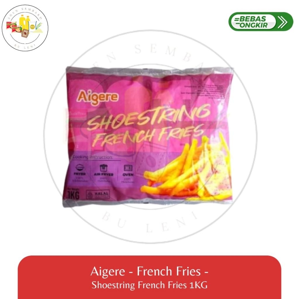 

Kentang Shoestring French Fries 1kg Naraya Aigere