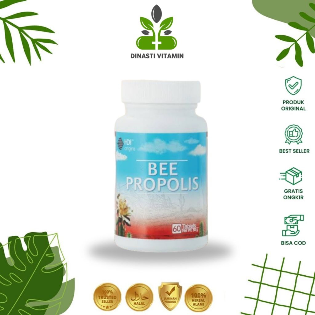 Bee Propolis Isi 60 Tablets Original HDI